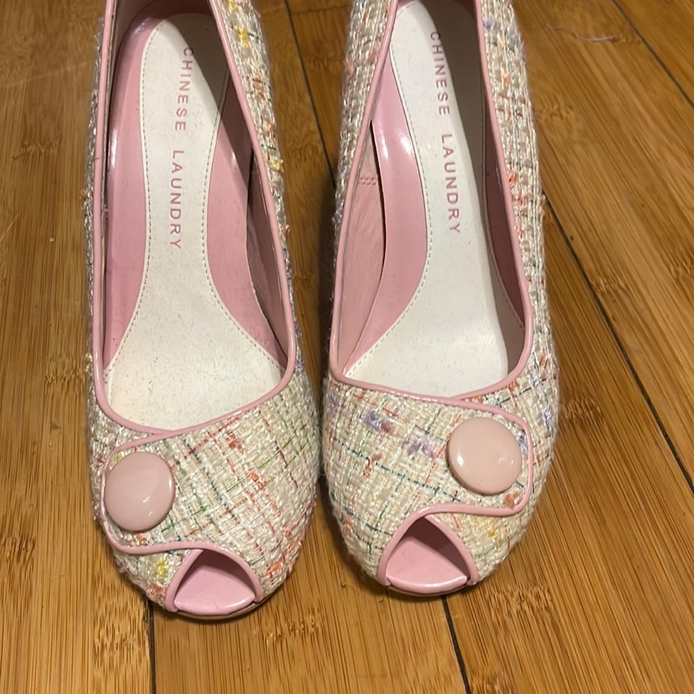 COPY - Tweed peep toe